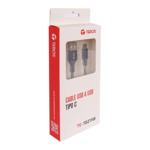 Cable USB TEROS Tipo C 60W